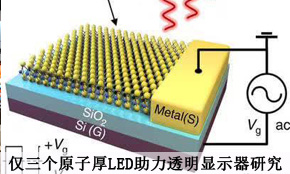 ���gǰ��:�H����ԭ�Ӻ�LED����͸���@ʾ���о�